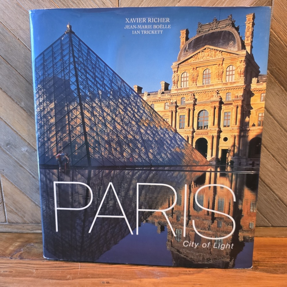 Paris City Of Light by Xavier Richer Hardback Picture Book Coffee Table Book